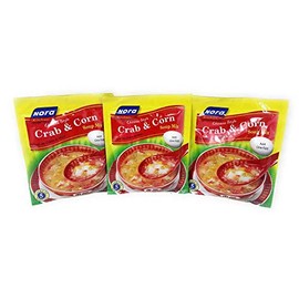 Nora Kitchen Chinese Style Crab and Corn Soup Mix, 2.12-Ounce 3 Pack