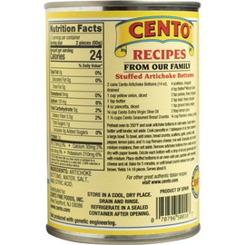 Cento Artichoke Bottoms, 14-Ounce Cans (Pack of 12)
