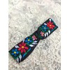 FANFAN Women's Mexican Handmade Embroidered Boho Headband – Elastic Floral
