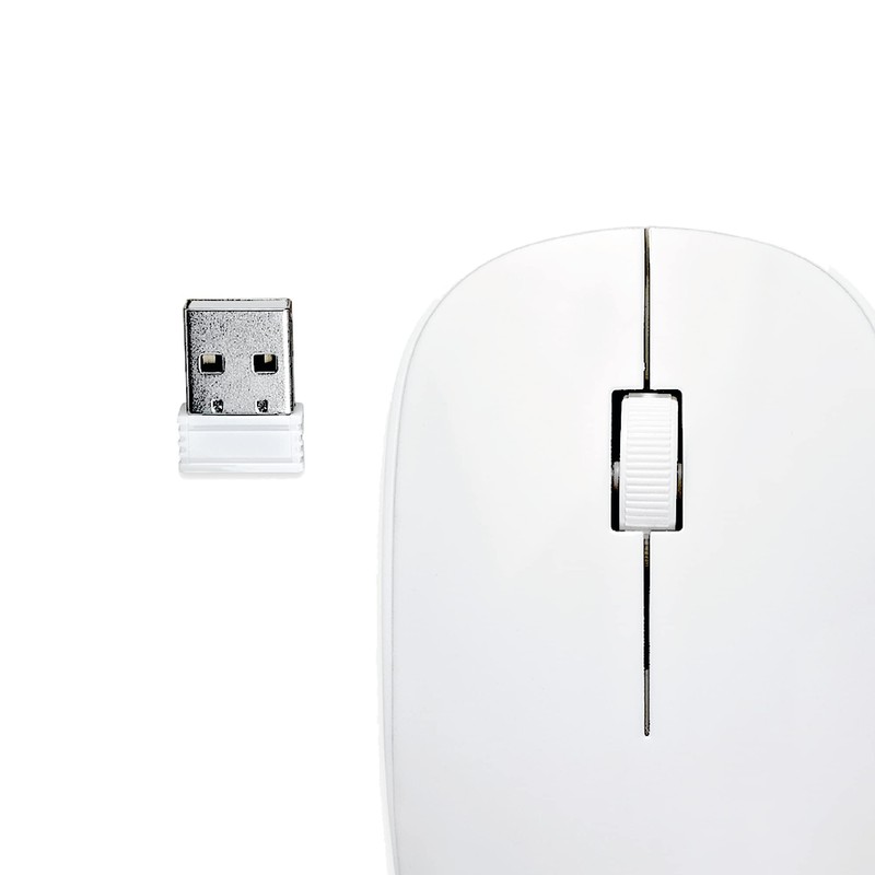 APM France 200023 Wireless Optical Mouse USB White