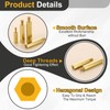 uxcell 25Pcs Male to Female Thread Spacer Screws, M3 x