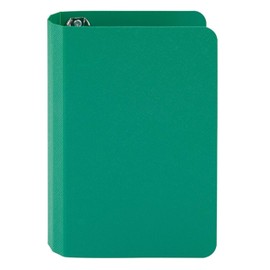 Colonial Cards: Green Index Card Binder and 100 White 3"x5" Cardstock Index Cards, Lined Portrait Format