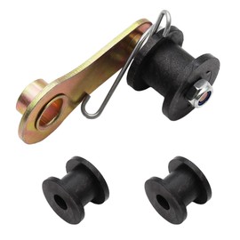 Chain Tensioner+2 Pcs Rollers, PRO BAT, Heavy Duty Chain Roller Tensioner with Spring and Three Rollers Compatible with 110cc 125cc 140cc Dirt Pit Mini Bike, ATV and Motorcycle