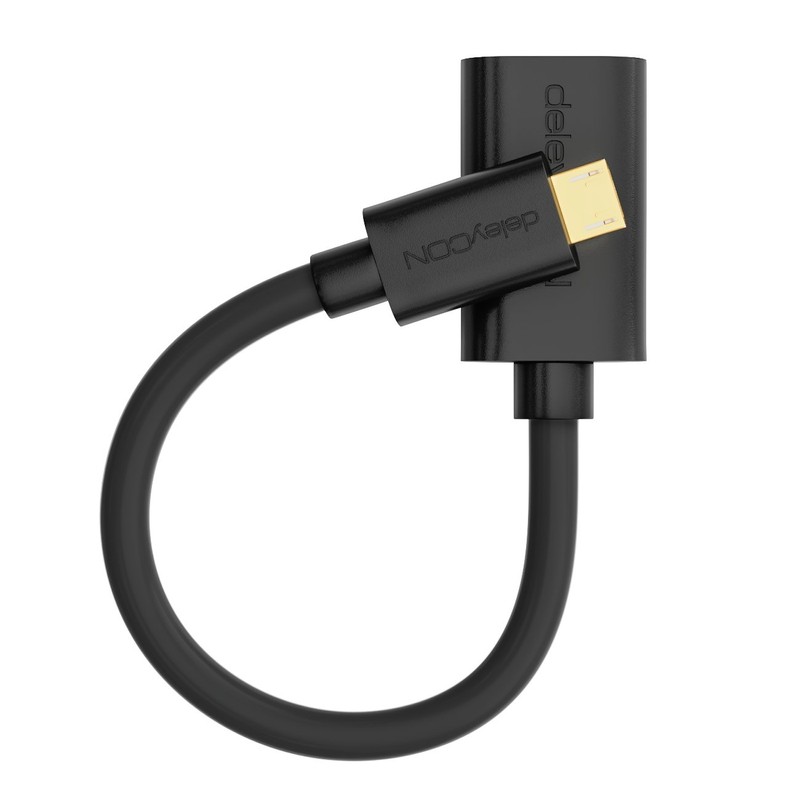deleyCON 0,2m USB 2.0 High Speed OTG Adapter - USB