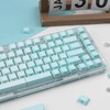 JOLINTAL Gradient Lake Blue Keycaps 121 Keys, Shine Through PBT