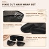 2-in-1 Anti-Slip Hair Wrap, Foam Mesh Wrap for Sleep Fits
