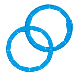 WYMECT Adjustable Silicone Pie Crust Shield, BPA-Free, Reusable Protector for 8-10.7 Inch Pies, Heat Resistant Up to 450°F, Dishwasher Safe, Ideal for Baking Pies, Pizza & More (Blue)