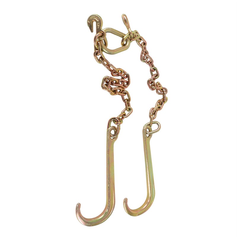 5/16" X 2' G70 Tow Chain J Hooks V Chain