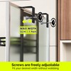 Orimade Over The Door Shower Caddy Adjustable 3 Tier Black,Bathroom
