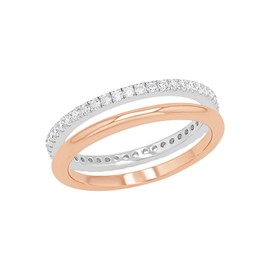 s.Oliver Women Vermeil Stacked Ring - 2021016
