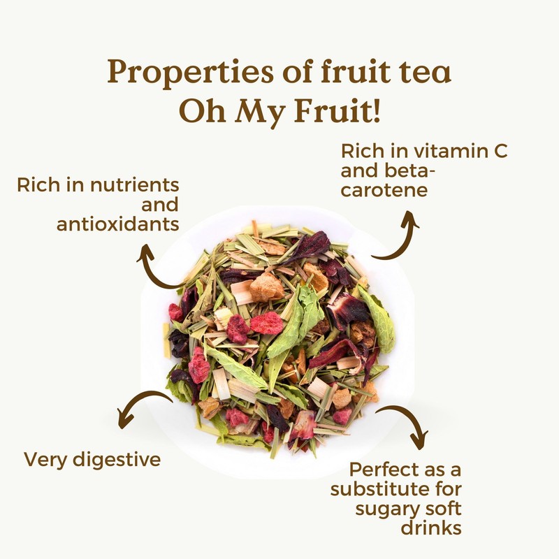 Oh My Fruit Organic Loose Leaf 100g (50 Cups) |