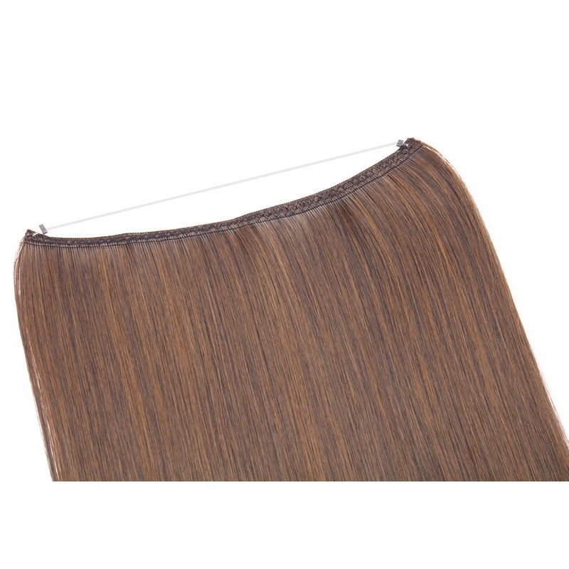 Hair Extensions, 1 Braid, Hair Thickening, Smooth with Invisible Wire