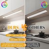 Ansen 12inch 10w 666.7lm Hardwired Under Cabinet Lights, 5CCT 2700K-5000K,