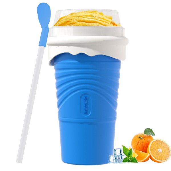Slushie Maker Cup, 500ML DIY Magic Slushy Maker Squeeze Cups,