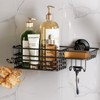 TAILI Shower Caddy Suction Cup with Hooks and Soap holder,