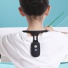 Intelligent Strapless Posture Corrector Vibration Reminder Removable Portable Trainer Black