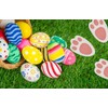 15PCs Large Bunny Footprints, Easter Bunny Feet, Egg Hunt Paw