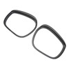 2Pcs Rearview Mirror Rain Eyebrow Frame Door Mirror Frame Trim