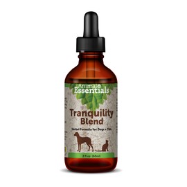 Animal Essentials Tranquility Blend Herbal Formula for Dogs & Cats, 2 fl oz - Made in USA, Calming Supplement, Anxiety Relief