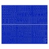 Graphic Products Permanent Adhesive Vinyl Letters and Numbers, 3-Inch, Blue,