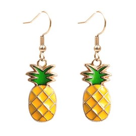 Pineapple Dangle Earrings for Women - Cute Fruit Earrings Jewelry, Fun Earrings for Women - Pineapple