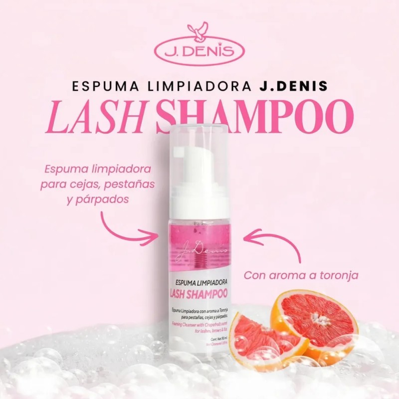 Lash Shampoo Limpieza Profesional J Denis Para Pestañas Mink