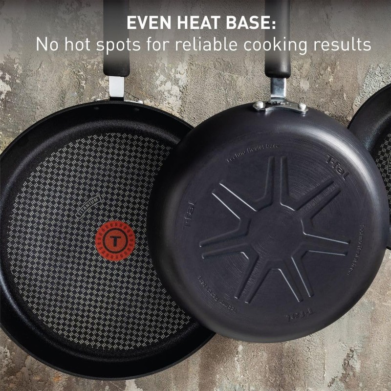 T-fal Ultimate Hard Anodized Nonstick Fry Pan Set 2 Piece,
