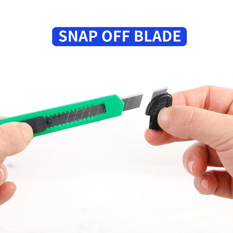 4 Pack Box Cutter Utility Knife, Mini Box Cutters Retractable