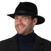 LIERYS Monterrey Traveller Wool Hat - Black Hat (54-63 cm)