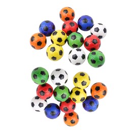 SHATCHI 32MM Bouncy Jet Balls Footballs Colourful Birthday Party Fillers Boys Girls School Prizes Loot Bag Piñata Toys, Assorted, 50pcs