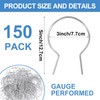 Otoolling 150 Pack, 3" (2 7/8" Od) Twist Fence Ties