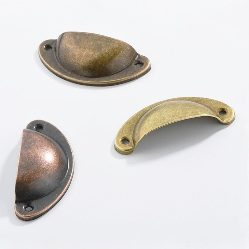 Mokife 12 Pack Kitchen Cabinet Cup Pulls Rustic Copper Cabinet