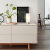 Lightbox Table Lamp with Matt White Glass Shade & Rocker
