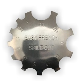 Edge Trimmer Easy French Smile Cut Metal Stencil Cutter for Acrylic UV Gel Modelling