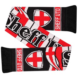Beyond Happy Sheffield United Football Scarf - Blades Supporters' Scarf Unisex Football Scarf - 100% Acrylic