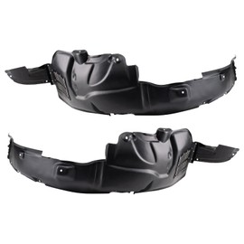 TRQ Inner Fender Liner Set Compatible with 2009-2010 Kia Optima KI1248116 KI1249116