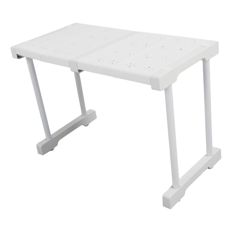 Expandable Shelf Stackable 121lb Load Bearing Divider Storage Rack for
