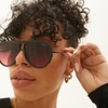 Ivy Luxe Ruby Aviator Sunglasses (by TopFoxx)