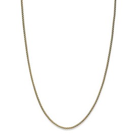 Giani Bernini 24k Gold Over Sterling Silver Necklace, Round Curb Necklace