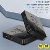 4K HDMI Splitter 1 in 2 Out Mirror Display Not