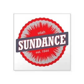 CafePress Sundance Ski Resort Utah Re Square Sticker 3 X 3 Square Bumper Sticker Car Decal