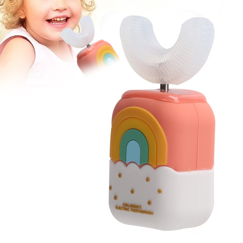 Ultrasonic Children's Electric Toothbrush UShape Waterproof Electric Toothbrush Cleaning Tool
