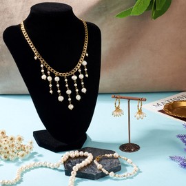 Bestewelry 2 Strands Natural Freshwater Pearl Bead Seashell White Pearl Beads Potato Shape Pearls Beads for Summer Hawaii Bracelet Necklace Earring Ring Jewelry Making