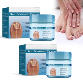 2 Stück Nail Soothing Nagelpflege Pflegend Creme, Nagelreparaturgel Fußnãgelrepãraturcréme Nagelpflege-Reparaturgel, Nagelcreme Für Geschädigte, Gespaltene Und Brüchige Nägel - Regenerierend