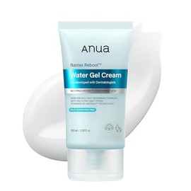 ANUA Barrier Reboot - Crema de gel de agua, gel hidratante no graso con ceramida y ácido hialurónico, alivio instantáneo de barrera para pieles mixtas