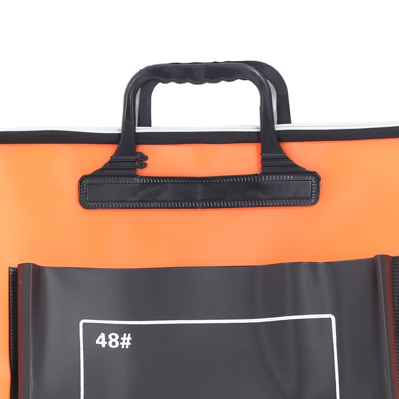 Folding Fish Bucket 48L EVA Thicken Waterproof Anti Leakage Zippered