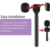 Interview Microphone Adapter, Wireless Microphone Grip, Lightweight Interview Microphone Grip