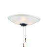 Maxim Lighting 12" 3-Light Ceiling Fan Light Kit | Black