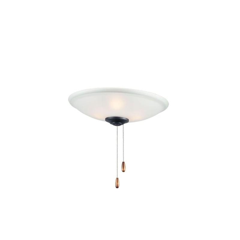 Maxim Lighting 12" 3-Light Ceiling Fan Light Kit | Black