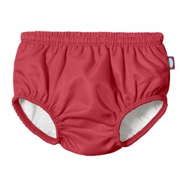 Made in USA Baby Girls and Boys Swim Diaper Cover Reusable Leakproof for Swimming Pool Lessons Beach, Red, 4T